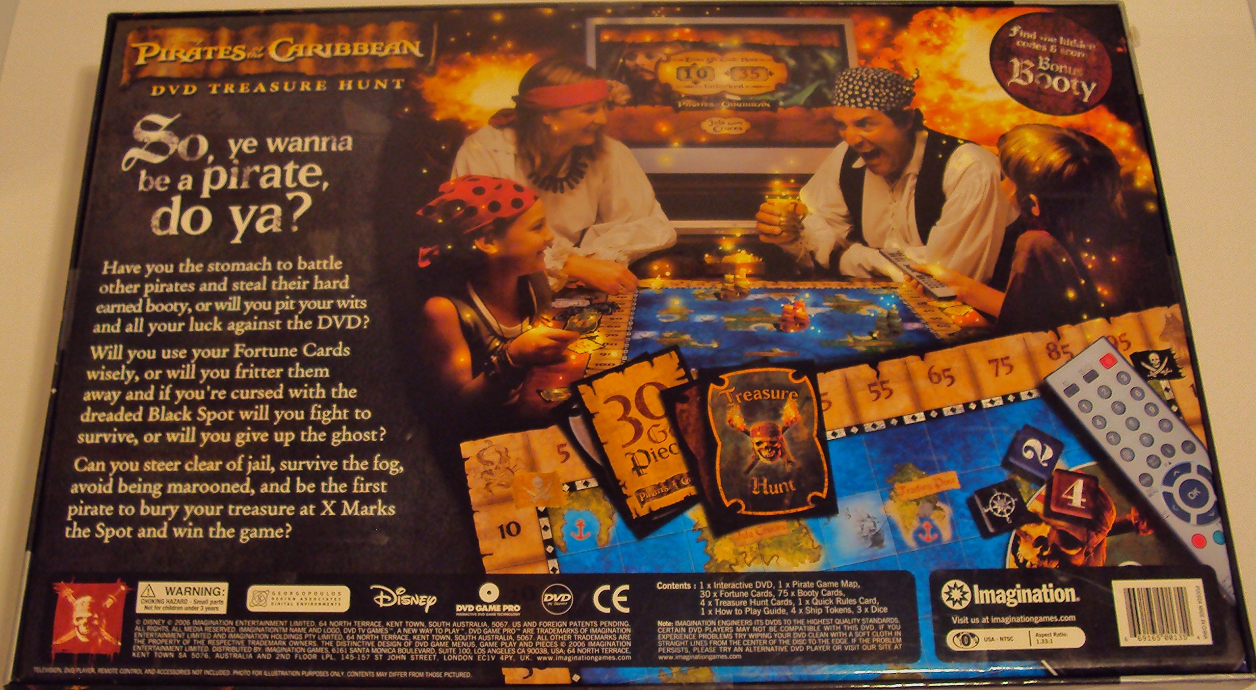 Amazon.com: Pirates of the Caribbean DVD Treasure Hunt : Toys & Games